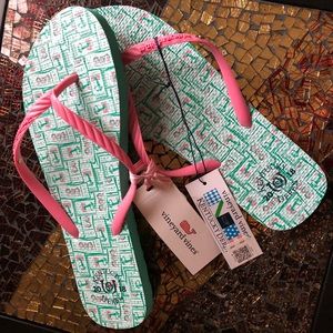 Vineyard Vines Mint Julep Flip Flops